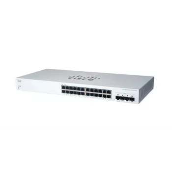 Switch gestionado L2 Gigabit Ethernet Cisco CBS220-24T-4G — 24x 10/100/1000 RJ-45, 4x SFP, 1U, 56 Gbit/s
