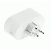 Tellur WiFi AC doble enchufe, medición de consumo energético, 16A, 2400W