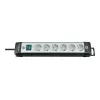 Brennenstuhl Premium-Line - Alargador - Tomas de salida: 6 - 5,0 m - Alemania - Negro, Gris claro (1951560101)