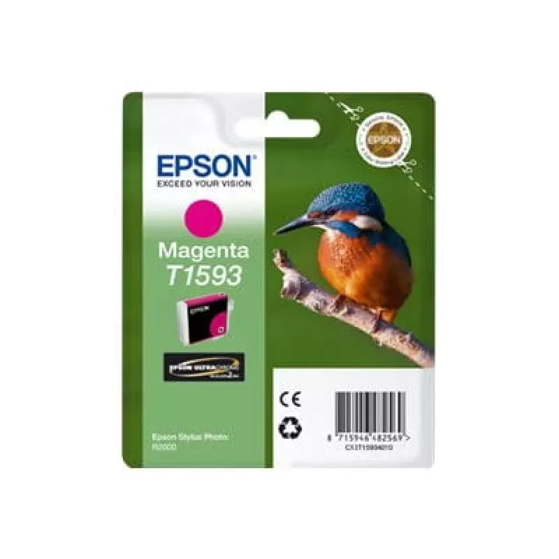 Epson T1593 magenta, magenta, tinta pigmentada, 17 ml, 1 ud., 1200 páginas