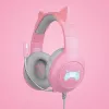 FR-TEC Tanooki auriculares con cable diadema gaming gris - rosa (FT2021)