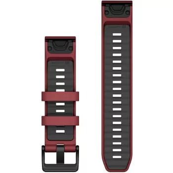 Correa Garmin QuickFit 010-13392-06 Graphite Roja