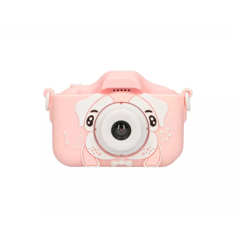 Extralink H28 SINGLE PINK – Cámara digital infantil en rosa/blanco, para niños a partir de 3 años