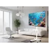 Soporte de suelo para TV Gembird con ruedas para 32–55 pulgadas, blanco, VESA 100x100–400x400, 30 kg