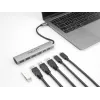Dock para portátil DeLOCK 64232 con cable USB 3.2 Gen 1 Type-A Type-C gris