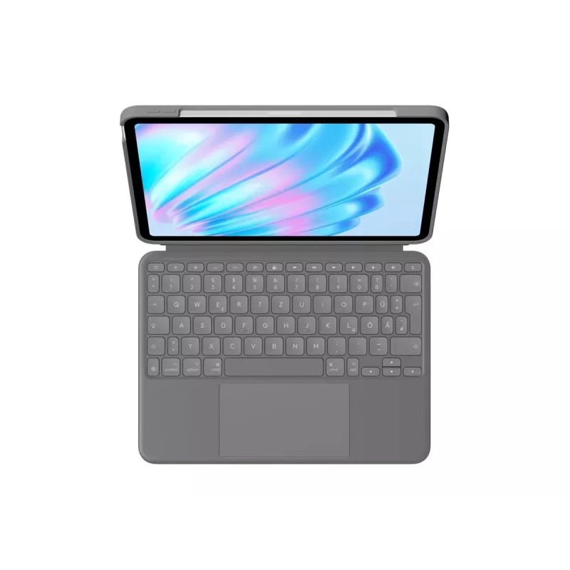 Logitech Combo Touch teclado QWERTY UK English Smart Connector gris