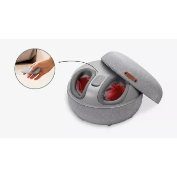Masajeador de pies Beurer Shiatsu FM 120 2 en 1 gris — masajeador eléctrico de pies y tobillos, rodillos Shiatsu, intensidad ajustable