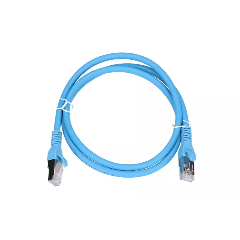 Cable de parcheo LAN Extralink Cat.6A RJ-45 Cat6a 1 m azul