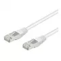 Wentronic Goobay cable de red CAT 5e, SF/UTP, blanco, 0,5 m - mezcla de cobre CCA (93478)