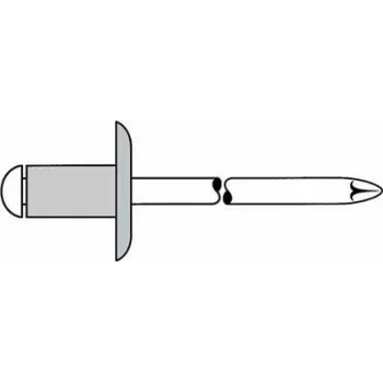 Remache ciego GESIPA 5×8 mm cabeza grande K14 KS para material de 2,5–4,5 mm, 250 uds.