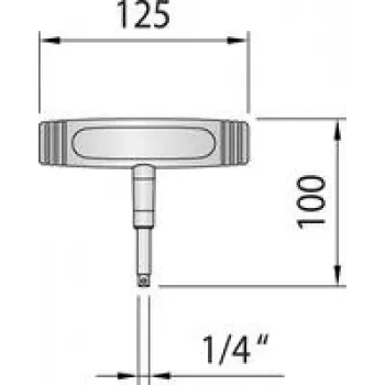 Gedore 763-10 1948016 Llave dinamométrica 1/4 (6,3 mm) 10 - 10 Nm (1948016)
