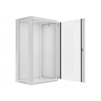 Armario de red Lanberg WF01-6422-10S 22U de pared gris