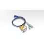 ATEN cable de teclado/vídeo/ratón (KVM) - 15 pines SPHD (M) - PS/2, 6 pines, HD-15 (M) - 5 m (2L-5305P)