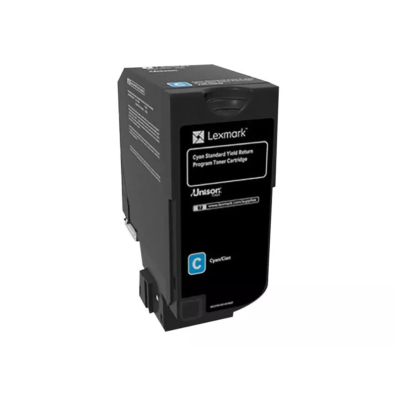 Lexmark - Alto rendimiento - cian - Original - Cartucho de tóner LCCP - para Lexmark CS720de, CS720dte, CS725de, CS725dte, CX725de, CX725dhe, CX725dthe (74