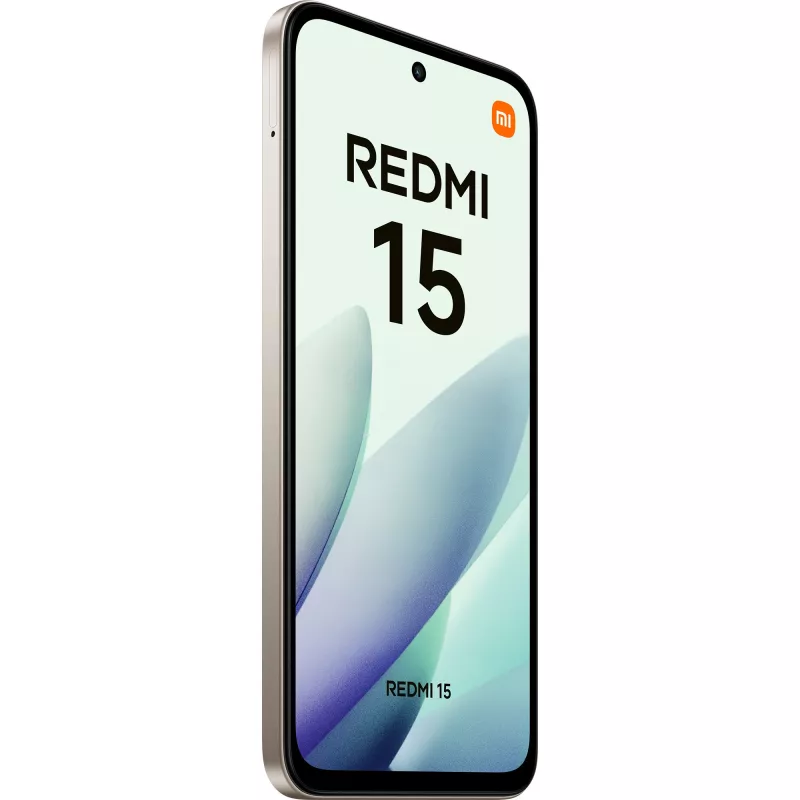Xiaomi Redmi 15 4G smartphone, 6 GB/128 GB, 6,9 pulgadas, Titan Grey