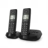 Teléfono inalámbrico analógico/DECT Gigaset PURE 100A Duo — 2 auriculares, manos libres, identificación de llamadas, pantalla de 1,5