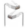 Cable de red Ubiquiti UACC-Cable-Patch-EL-C6A-12M-W RJ-45 Cat6a 12m transparente blanco