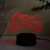 Lámpara LED decorativa para vehículos MANTA SNL121RGB luz RGB 3D para coches y motos