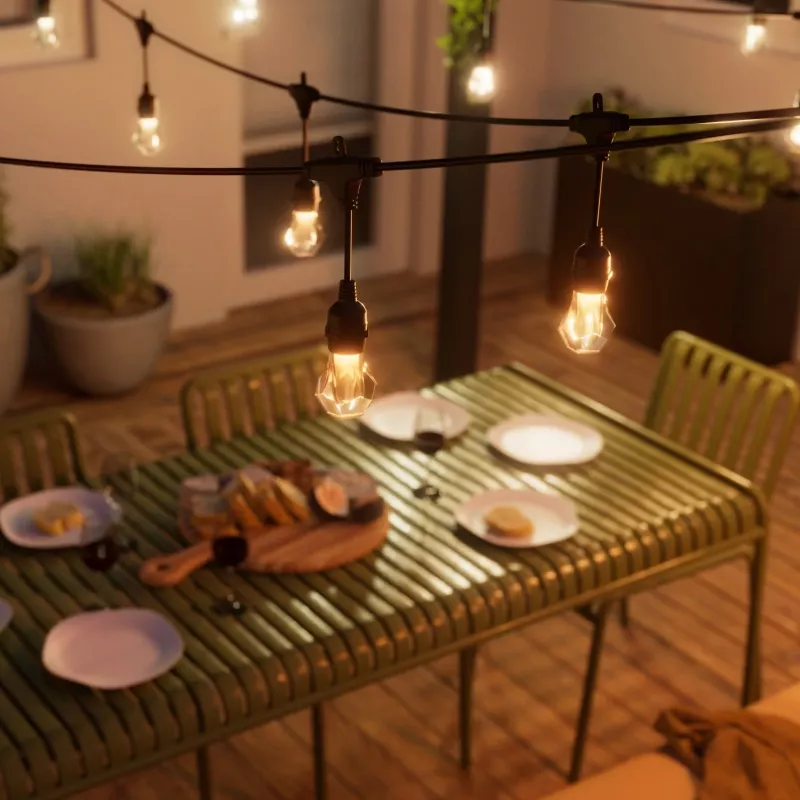 Iluminación inteligente de jardín Nanoleaf NF084K02-40SLO