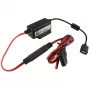 Cargador para dispositivos móviles RAM Mounts RAM-GDS-CHARGE-V7B1U — cargador USB para interior, entrada 10–30 V, salida máx. 9 V, 2,5 A, cable de 1,2 m, negro/rojo