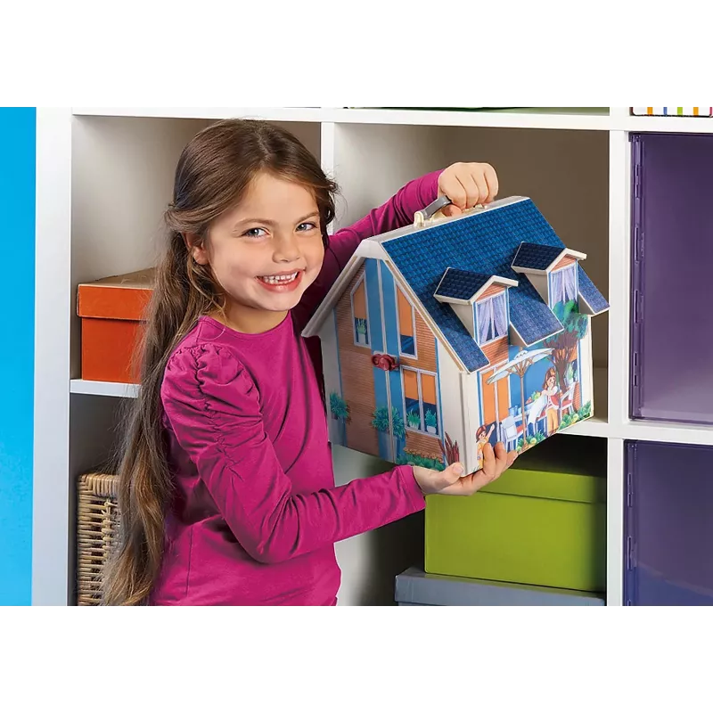 Set de construcción PLAYMOBIL Casa de muñecas 70985 multicolor plástico