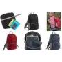 Mochila WEDO 582701, tejido sintético, negro, capacidad 12–13 l