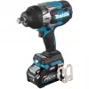 Atornillador de impacto a batería TW001GM201 XGT, 40 Voltios Azul/Negro, 2x batería Li-Ion XGT 4 Ah, en maletín