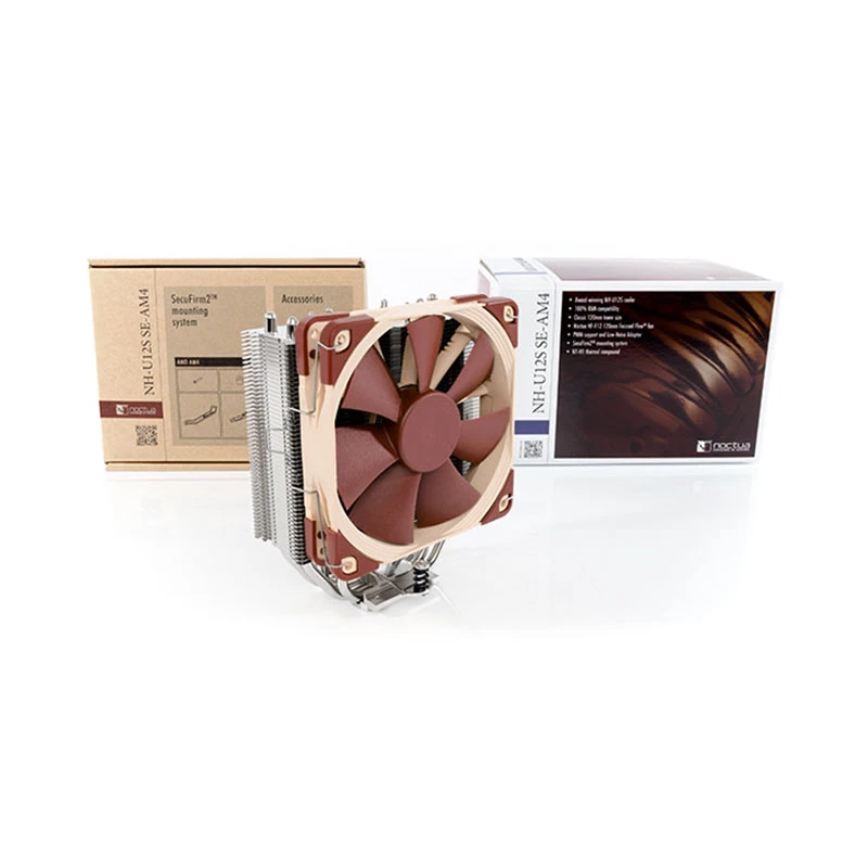 Disipador Noctua NH-U12S SE-AM4 Beige Marrón Acero inoxidable