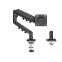 Soporte de monitor TRACER Pivot Master TRAUCH47659 — altura ajustable, inclinable/girable, VESA 100×100, hasta 9 kg, para pantallas de 13–32 inch, montaje en mesa, negro