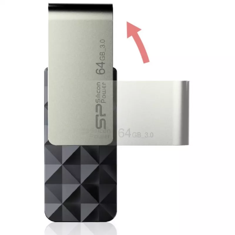 Silicon Power Blaze B30 SP016GBUF3B30V1K memoria USB, 16 GB, USB 3.0, negro