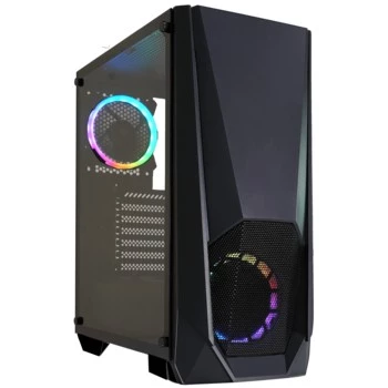 Xilence Xilent Blast X505.ARGB Caja de PC gaming, torre media ATX RGB, negra (XG141)