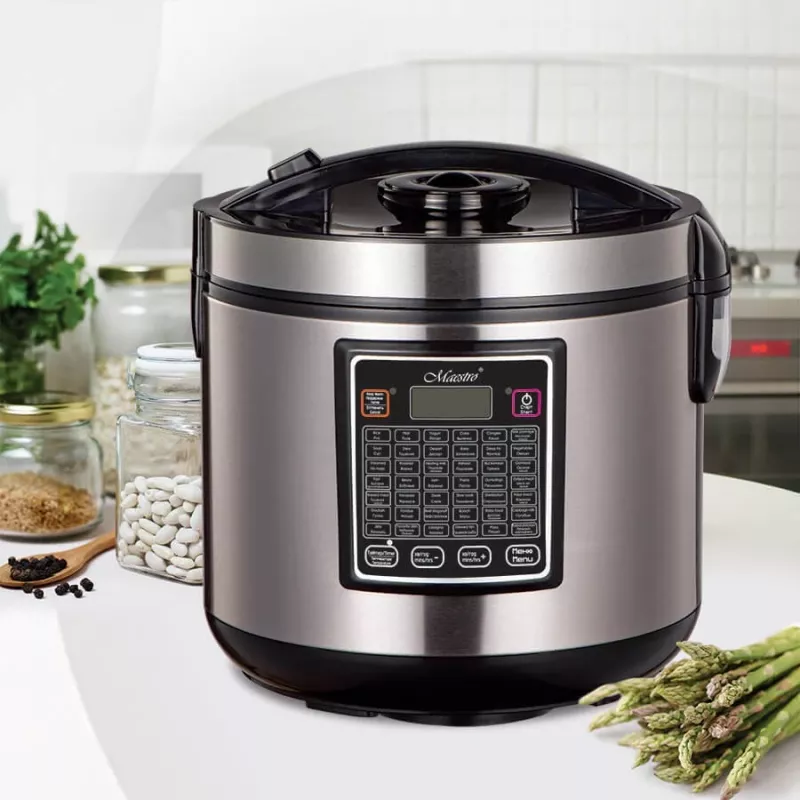 Olla multifunción Maestro MR-793 5 L, 900 W, acero inoxidable/negro, 42 programas automáticos, 40–160 °C