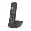 Teléfono analógico/DECT Gigaset C575 con visualización de número negro