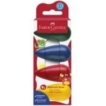 Tiza de escribir Faber-Castell 120408 Azul Verde Rojo Amarillo 4 uds.