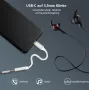 Cable adaptador helos USB 3.1 Type-C a 3,5 mm, modelo 288381, plateado