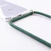 Funda con collar para teléfono Lookabe para iPhone 7/8 Plus — oro con correa verde
