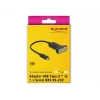 Cable serie DeLOCK 63908 negro 0,15 m DB-9
