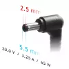 Fuente de alimentación para portátil Akyga AK-ND-17 para Fujitsu Siemens, 65 W, 20 V / 3,25 A, 5,5 x 2,5 mm