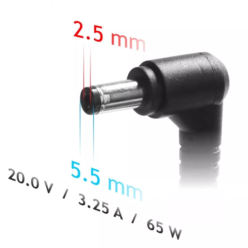 Fuente de alimentación para portátil Akyga AK-ND-17 para Fujitsu Siemens, 65 W, 20 V / 3,25 A, 5,5 x 2,5 mm
