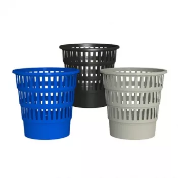 AD Class papelera de rejilla negra