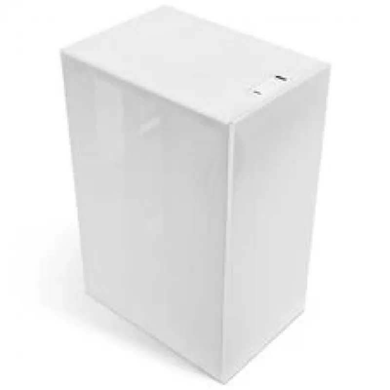 Caja de PC Mini-ATX ssupd Meshroom S V2, blanca, paneles de malla, compatible con placa base ATX y PCIe 5.0