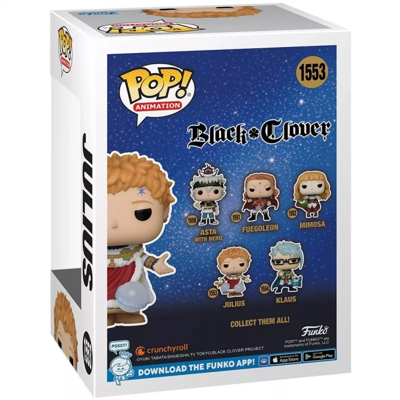 Figura Funko Pop negro Clover Julius (143274)