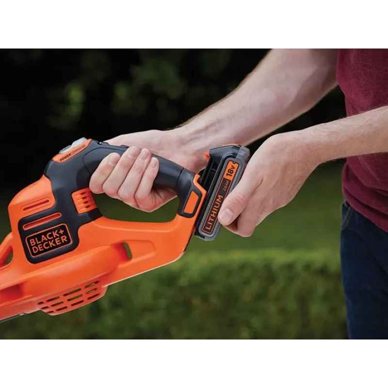 Black & Decker GWC1820PC Soplador de hojas a batería 209 km/h negro, naranja 18 V litio