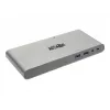 Eaton Tripp Lite Dock USB-C, Triple Display - 4K HDMI/DisplayPort, VGA, USB 3.2 Gen 1, Hub USB-A/USB-C, GbE, carga PD 100W, cables de alimentación internacionales - Estación de acoplamiento - USB-C