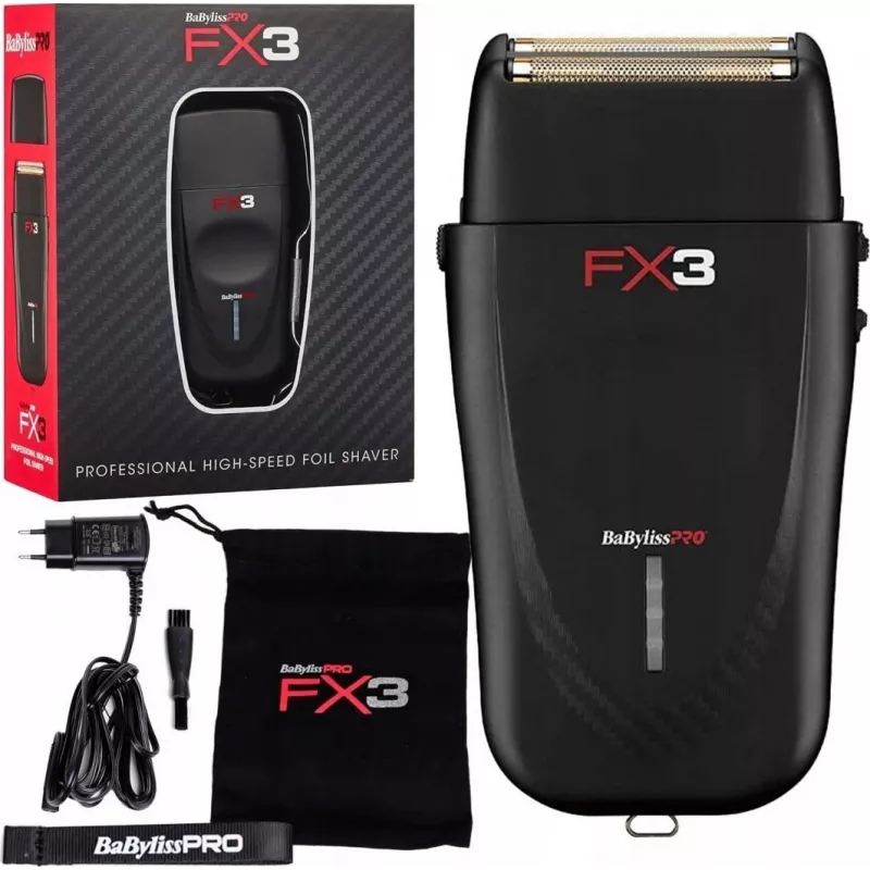 Afeitadora eléctrica BaByliss PRO FXX3SBE – recortadora profesional para barbería, red/batería