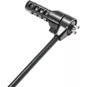 Candado de cable EUROLITE KG-180Z con cierre de combinación – protección portátil de cable de acero para equipos