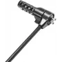 Candado de cable EUROLITE KG-180Z con cierre de combinación – protección portátil de cable de acero para equipos