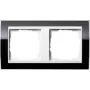 GIRA 2 marcos Event Klar, Standard 55, System 55 negro 0212733