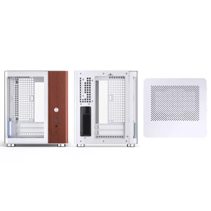 Caja Jonsbo TK-0 uds., mini-torre, Mini-ITX, cristal,