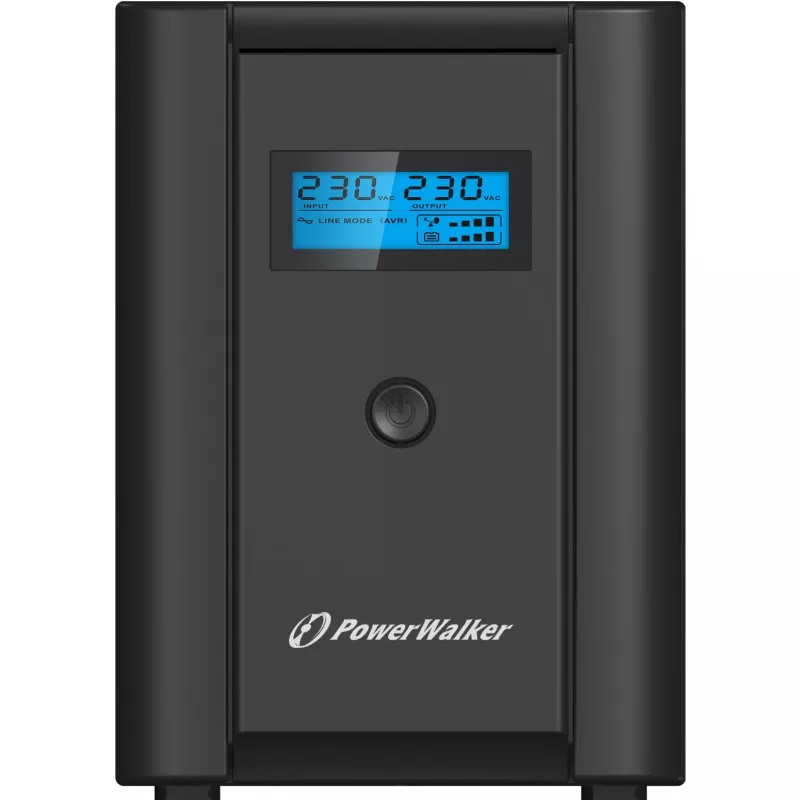 PowerWalker VI 2200 LCD/IEC SAI (sistema de alimentación ininterrumpida) línea interactiva 2,2 kVA 1200 W 6 salidas AC